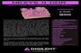 NEXYS 4 DDR - reference.digilentinc.comdigilent_2015... · • 240 DSP slices • Internal clock speeds exceeding 450MHz • On-chip analog-to-digital converter (XADC) Nexys4-DDR