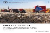 Special Report - 2019 FAO Crop and Food Supply Assessment ... · Crop and livestock markets ..... 42 Cereal supply/demand balance, 2020 ..... 44 RECOMMENDATIONS ..... 48. ABS Agricultural