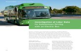 Investigation of Lidar Data for Autonomous Driving · Investigation of Lidar Data for Autonomous Driving with an Electric Bus Electric mobility and automated driving are merging together.