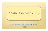 COMPANIES ACT 2013€¦ · CHAPTER X : AUDITORS Appointment/ Eligibility etc. Removal/ Resignation Penal Provisions Others Sec. 139 : Appointment of Auditors Sec. 141 : Sec. 140 :