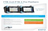 FTB-1v2/FTB-1 Pro Platform - Electrical Testing and ...€¦ · LAN/WAN and Data Center Fiber Testing OTDR for certification and troubleshooting of any enterprise and data center