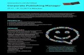 Corporate Publishing Manager · PDF file – Exkurs: Content Marketing – Strategie und Best Practices Projektmanagement im Corporate Publishing – Projektplanung von der Themenwahl