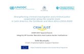 Strengthening criminal investigation and criminal justice ...€¦ · Strengthening criminal investigation and criminal justice cooperation along the cocaine route in Latin America,