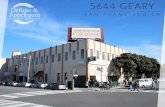5644 GEARY DeRose - LoopNet€¦ · DeRose & Commercial Real Estate Services This information has been secured from sources we believe to be reliable but we make no repre-sentations,