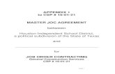 JOB ORDER CONTRACTING€¦ · Order Contracting (JOC) Solution (Gordian JOC SolutionTM) for their JOC program. The Gordian JOC Solution includes Gordian’s proprietary eGordian®