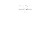 Linear Algebra - math.fau.edumath.fau.edu/Yiu/LinearAlgebra2011/2011LinearAlgebra5A-D.pdf · Linear Algebra Paul Yiu Department of Mathematics Florida Atlantic University Fall 2011.