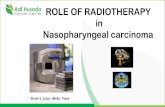ROLE OF RADIOTHERAPY in Nasopharyngeal carcinoma€¦ · NPC differs from other H & N cancer: ... Heavy particle RT ( PROTON, NEUTRON ect) 31/8/2020 12 RT TECHNIQUE BRACHYTHERAPY