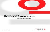 NSG 3025 BurSt GeNerator - Teseq€¦ · NSG 3025 Burst Generator NSG 3025 BurSt GeNerator uSer maNual. 1 Safety advice 7 1.1 General 7 1.2 Installation guidlines 8 1.3 Test execution