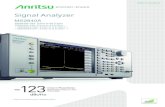 Signal Analyzer MS2840A Brochure · Radar and Transmitter Device The MS2840A series (26.5 GHz/44.5 GHz models) with high, close-in phase-noise- performance spectrum and signal analyzers