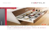 Häfele Lever Handles · TANDEMBOX plus PRODUCT SPECIFICATION > Drawers can be made for cabinet width of 300 mm, 450 mm, 600 mm and 900 mm > Nominal Length : 500 mm. > Load Capacity