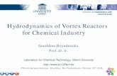 Hydrodynamics of Vortex Reactors for Chemical Industry€¦ · Riser/Circulating . Fluidized Bed . 2. Rotating Fluidized Bed . 3. Limitations: • Entrainment of particles at high