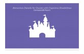 Attraction Details for Guests with Cognitive Disabilities€¦ · Tarzan’s Treehouse N/A Self paced Attraction Details –Disneyland Park ©Disney | Property of Walt Disney Parks