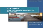 APPENDIX PNPI Mineral Resource Estimate Appendix.pdf · LEGENDS FOR SUCCEEDING MAPS BASED ON GEMCOM-GEMS GEOSTATISTICAL COMPUTATION For Nickel (Ni) and Iron (Fe) Grade Range and Color