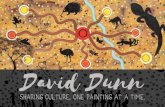 David Dunn: Sharing culture, one painting at a time€¦ · 11 Sun Mural This sun mural depicts the Wiradjuri people hunting. David understands traditional people hunted for approximately