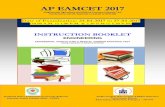 AP EAMCET 2017 - vidyavision.com · The Test will be conducted during 24-04-2017 to 27-04-2017 between 10.00 A.M. to 1.00 P.M. and 2.30 P.M to 5.30 P.M at the Online Test Centres