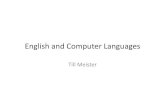 english computer language - €¦ · • A((modern)(computer(uses(electrical(or(electroP magne