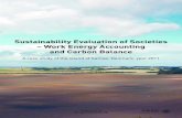 Sustainability evaluation of Societies – Work energy ... · SUSTAINAbILITy EVALUATION – SAMSOE yEAr 2011 7 1. introduction This report describes the development of a method with
