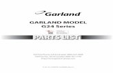 GARLAND MODEL G24 Series - Comcater Series Parts Man… · 11 G0101-1-6 Centre Aeration Shield 1122 12A F157 Leveling Bolt-3/8-16x1 1/16” 4444 12B 078109-2 4” Adjustable Metal