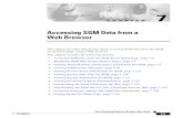 Accessing SGM Data from a Web Browser - Cisco · † Viewing the SGM Technical Documentation, page 7-122 † Downloading the SGM Client from the Web, page 7-123 † Downloading the