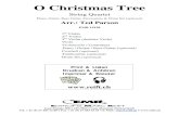 14128 O Christmas Tree - alle-noten.de · O Christmas Tree String Quartet Piano, Guitar, Bass Guitar, Percussions & Drum Set (optional) Arr.: Ted Parson EMR 14128 st 1 Violin 2nd