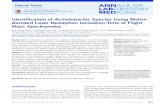 Identification of Acinetobacter Species Using Matrix ...€¦ · Jeong S, et al. Identification of Acinetobacter by MALDI-TOF MS 326   severe sepsis or septic shock [9 ...