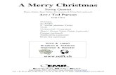 14132 A Merry Christmas - alle-noten.de · A Merry Christmas String Quartet Piano, Guitar, Bass Guitar, Percussions & Drum Set (optional) Arr.: Ted Parson EMR 14132 st 1 Violin 2nd