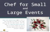 Chef for Small and Large Events | Chef Tom Voigt