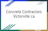 Concrete Contractor Victorville