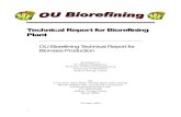 Technical Report for Biorefining Plant€¦ · fumaric acid, propionic acid, and ethanol, each with various end uses. Characteristics of good bio based products are those that are