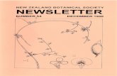 NEW ZEALAND BOTANICAL SOCIETY NEWSLETT New Zealand Native Orchid Group Journal 69 23 Publication Announcements