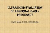 UltrasoUnd EvalUation of abnormal Early PrEgnancyrhemamedicalgroup.com/CPD/Ultrasound Evaluation of Abnormal Ear… · placental tissue through the cervical canal. In complete abortion,