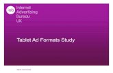 Tablet Ad Formats Study · tablets can do things that advertising on other media can’t Source: IAB Tablet Ad Format Study July 2012 . Interactivity . Interactivity drives positive