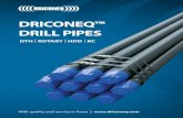 DRICONEQ™ DRILL PIPES - EuroDrillingeurodrilling.se/onewebmedia/Drill-Pipes.pdf · atlas copco roc (f6/l6/l8/ smartroc/flexiroc) 14 atlas copco t4 (dm30/45/50, t4, rd20) 16 atlas