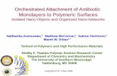 Orchestrated Attachment of Antibiotic Monolayers to ...€¦ · • Each Year, 2 Million Infections Are Acquired in Hospitals, 88,000 of Which Are Fatal (CDC). • These Infections