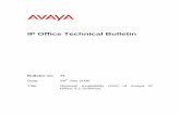 IP Office Technical Bulletin - Avayasupport.avaya.com/elmodocs2/ip_office/R3.2/IPOffice3_2GA_Tech_B… · • Wireless Markup Language (WML) browser Material Code Description 700344526