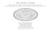 The Holy Trinity€¦ · 07.06.2020  · The Holy Trinity Blessed be the Holy Trinity and the undivided Unity. Let us give glory to Him because He has shown his mercy to us. OUR R