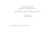 VKI Lecture Series: Advances in Aeroacoustics Aerodynamic ... · VKI Lecture Series: Advances in Aeroacoustics Aerodynamic Sound in Unbounded Flows Sheryl Grace Boston University