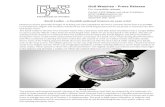 Sarek Ladies - a Swedish national treasure on your wrist€¦ · Specification - GoS Sarek Ladies Case: 31.5mmx9mm (5ATM) Lug width: Single lug, 16mm strap Glass: Flat sapphire glass