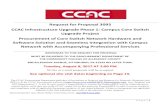 Request for Proposal 3093 CCAC Infrastructure Upgrade ... · Request for Proposal 3093 CCAC Infrastructure Upgrade Phase 1: Campus Core Switch Upgrade Project Procurement of Core