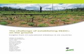 The challenge of establishing REDD+ on the ground · The challenge of establishing REDD+ on the ground Insights from 23 subnational initiatives in six countries OCCASIONAL PAPER 104
