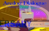 About Analog Dialogue€¦ · IN THIS ISSUE Analog Dialogue Volume 35, 2001 This annual issue of Analog Dialogue contains reprints of all the articles published in the on-line editions