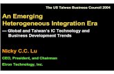 An Emerging Heterogeneous Integration Era · Testing Application & Subsystem Design Chip Design Packaging & Testing Application & Sub sy t em D ign Chip Design. 100 1,000 10,000 100,000
