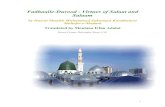 Fadhaaile-Durood - Virtues of Salaat and Salaam€¦ · Miscellaneous points Stories pertaining to ... first chapter will discuss the virtues of ṣalāt and salām, the second chapter