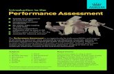 Introduction to the Performance Assessment - ABRSM · Available for classical and jazz* The Performance Assessment is an opportunity for instrumentalists and singers of all levels