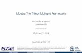 MueLu: The Trilinos Multigrid Framework · ML has a better scaling SPGEMM (slower in serial) Relative setup performance Relative solve performance Andrey Prokopenko MueLu: The Trilinos