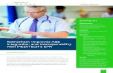 Rotherham Improves A&E Integration and Interoperability ... · Results from A&E Integration and Interoperability After implementing MEDITECH, Rotherham experienced automation benefits