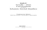 IQRA’ Grade – One Curriculumsrmaryam6b.weebly.com/uploads/3/1/6/6/31662961/g6islamic_ss.pdf · IQRA’ Grade – One Curriculum Grade 6 Islamic Social Studies Tasneema Ghazi PhD