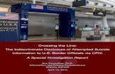Crossing the Line - IPC · Crossing the Line: The Indiscriminate Disclosure of Attempted Suicide Information to U.S. Border Officials via CPIC A Special Investigation Report Executive