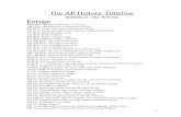 The AP History Timeline€¦  · Web view1839-1842: China and Great Britain fought the Opium Wars. 1842: Treaty of Nanking gave Great Britain Hong Kong and allowed them to build