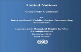 International Public Sector Accounting Standards Leases ... Guidance/Corporate_Guidance_L… · 01.01.2005  · IPSAS 13 provides the fundamental guidance surrounding the classification,